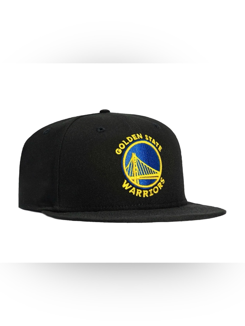 Mitchell & Ness all Black New Era Golden State Warriors Snapback Hat